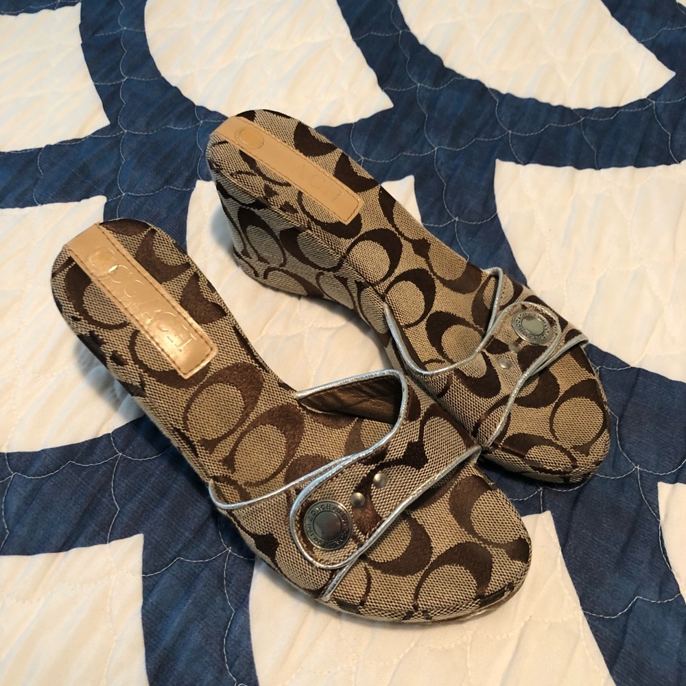 Coach wedges